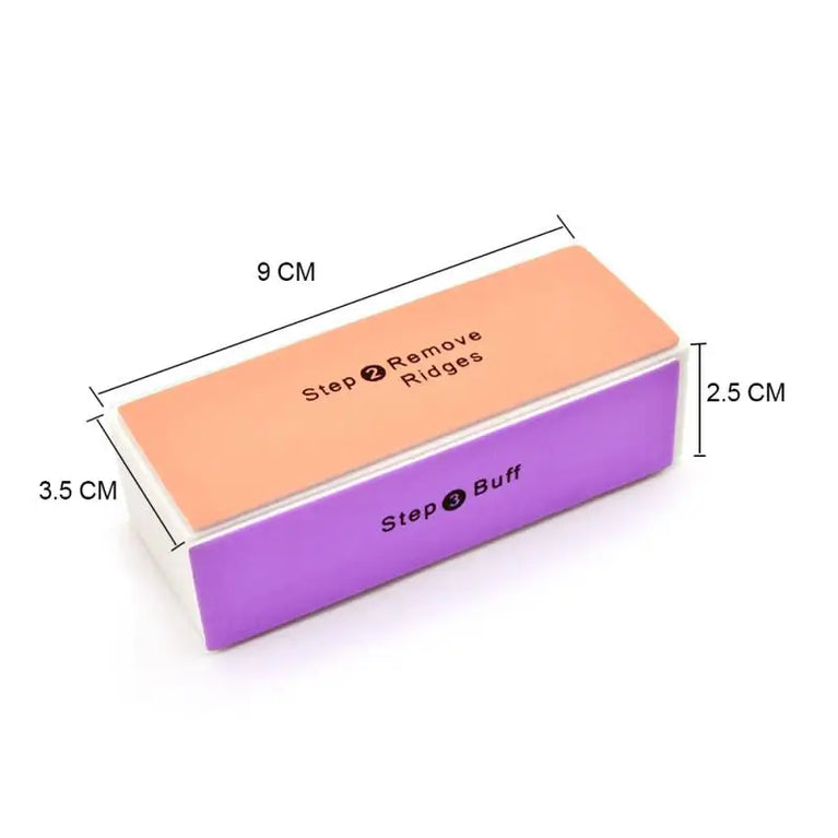 ✨ 4-Sided Nail Buffer Block – Shape, Smooth & Shine for Perfect Nails! ✨