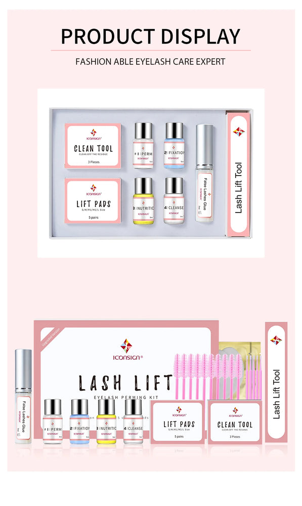 ICONSIGN Upgrade Lash Lift Kit – Long-Lasting Eyelash Curl & Volume (6-8 Weeks)