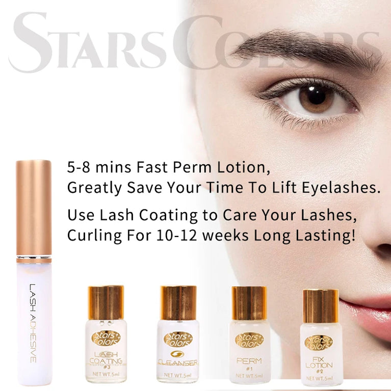ICONSIGN -STAR COLOURS-Fast Perm Mini Eyelash Kit – Long-Lasting Lash Lift & Curling Set