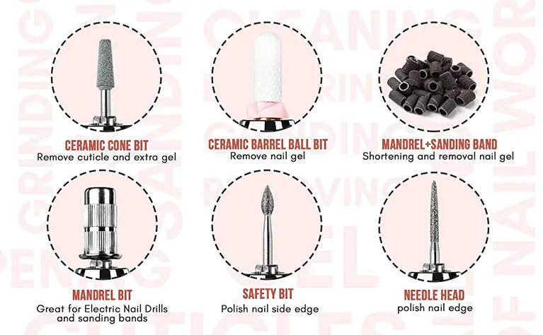 Makartt MALORY 30000RPM Nπ
Makartt MALORY 30000RPM Nail Drill Machine β Rechargeable & Portable Electric E-File for Acrylic & Gel Nails πail Drill Machine Rechargeable Portable Electric E File Remove Acrylic Gel with Nail Bits