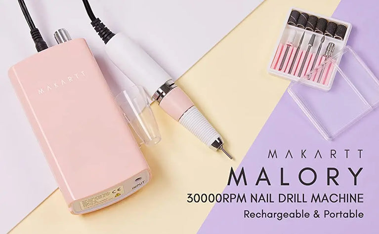 Makartt MALORY 30000RPM Nπ
Makartt MALORY 30000RPM Nail Drill Machine β Rechargeable & Portable Electric E-File for Acrylic & Gel Nails πail Drill Machine Rechargeable Portable Electric E File Remove Acrylic Gel with Nail Bits