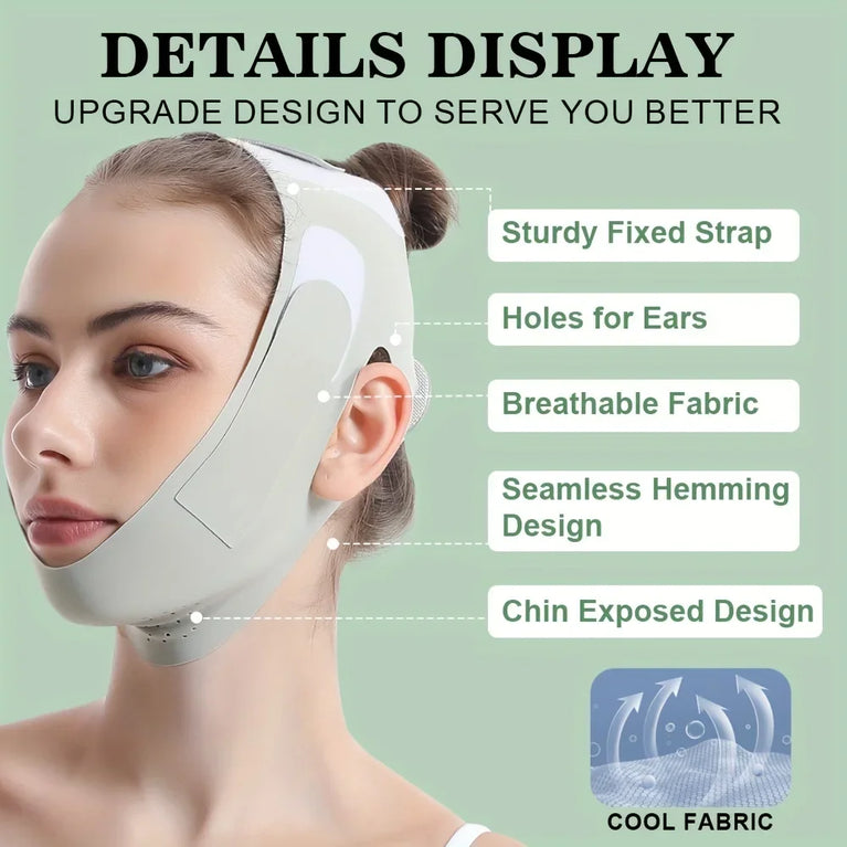 🌟 Face Slimming Bandage – V-Line Lift & Contouring for a Defined Jawline! 🌟