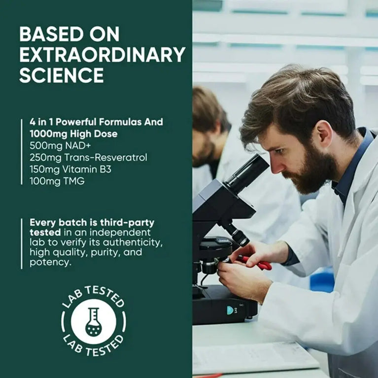 🔬BALINCER -NAD+ Boost Supplement – Resveratrol & Vitamin B3 for Cellular Health & Energy 🔬