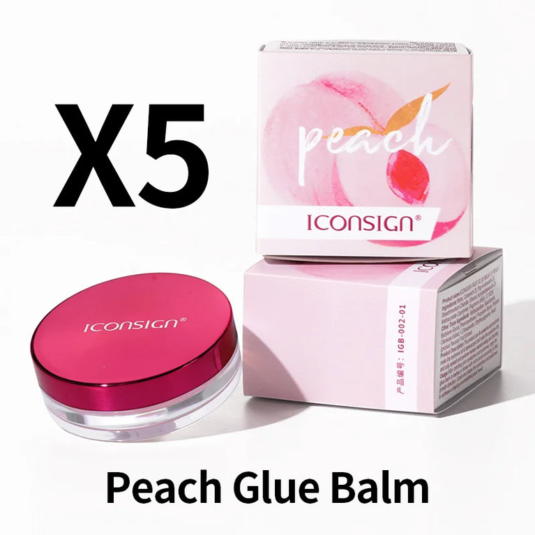 ICONSIGN 8g Fruits Glue Balm – Quick 10-Second Fix for Brow & Lash Lift | Waterproof & Long-Lasting Hold ✨
