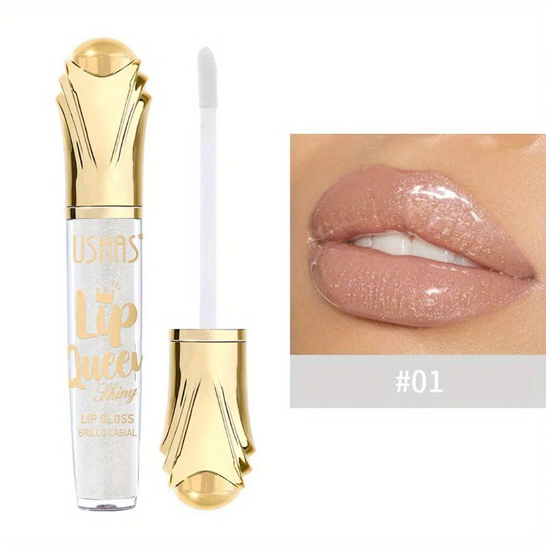 USHAS Hot Matte Scepter Beauty Lip Gloss – Glittery, Long-Lasting, Moisturizing Liquid Lipstick