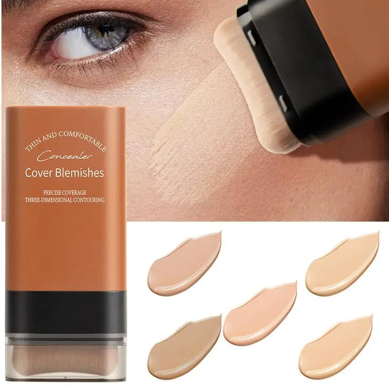 Cover Blemishes -Matte Foundation Stick – Full Coverage, Waterproof & Oil-Control Makeup
