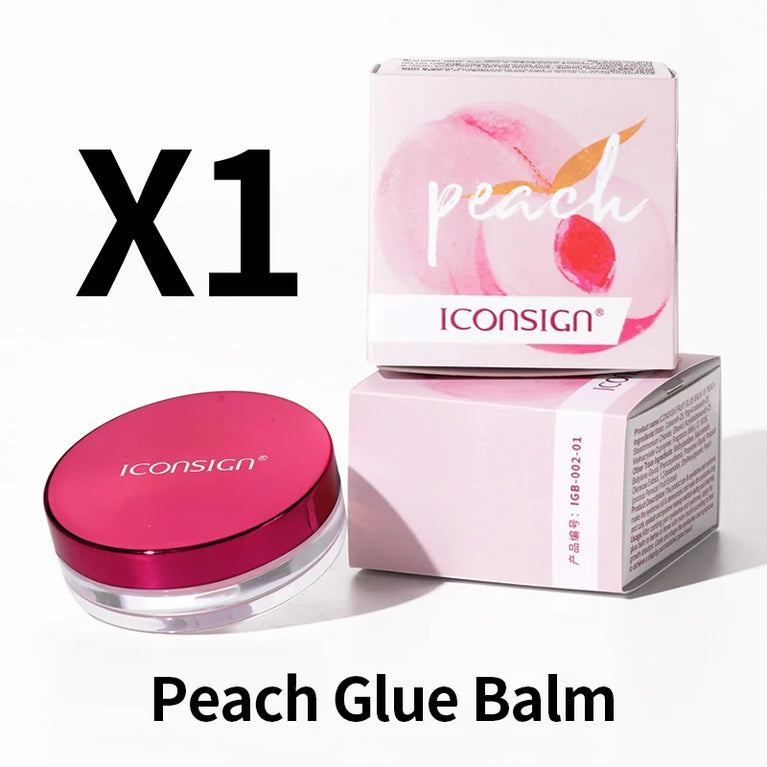 ICONSIGN 8g Fruits Glue Balm – Quick 10-Second Fix for Brow & Lash Lift | Waterproof & Long-Lasting Hold ✨