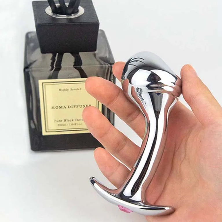 Heavy Stainless Steel Anal Plug – Prostate Stimulation & Metal Expansion Butt Plug for Couples