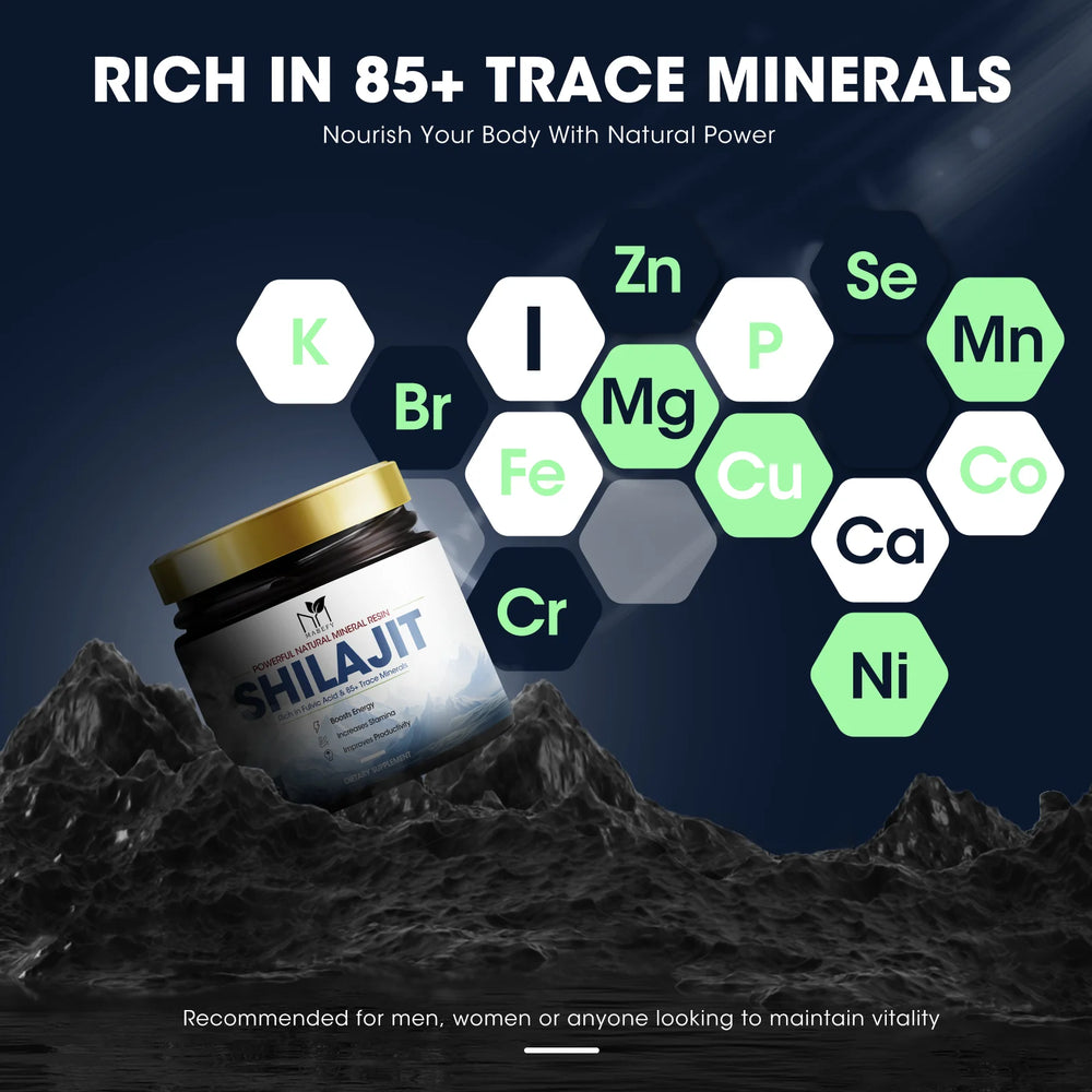 Pure Himalayan Shilajit Resin – Boost Metabolism, Immune Support & Vitality