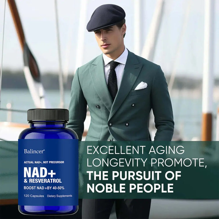 🔬BALINCER -NAD+ Boost Supplement – Resveratrol & Vitamin B3 for Cellular Health & Energy 🔬