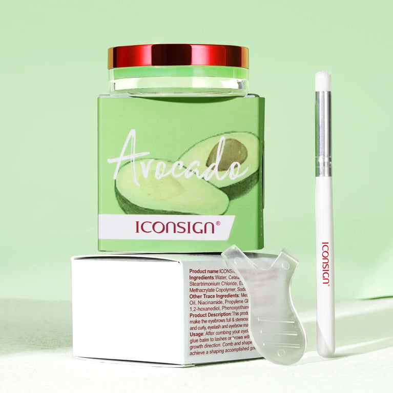 ICONSIGN 8g Fruits Glue Balm – Quick 10-Second Fix for Brow & Lash Lift | Waterproof & Long-Lasting Hold ✨