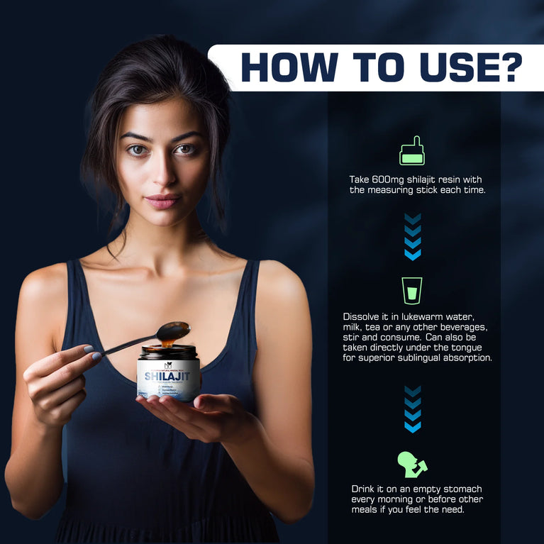 Pure Himalayan Shilajit Resin – Boost Metabolism, Immune Support & Vitality