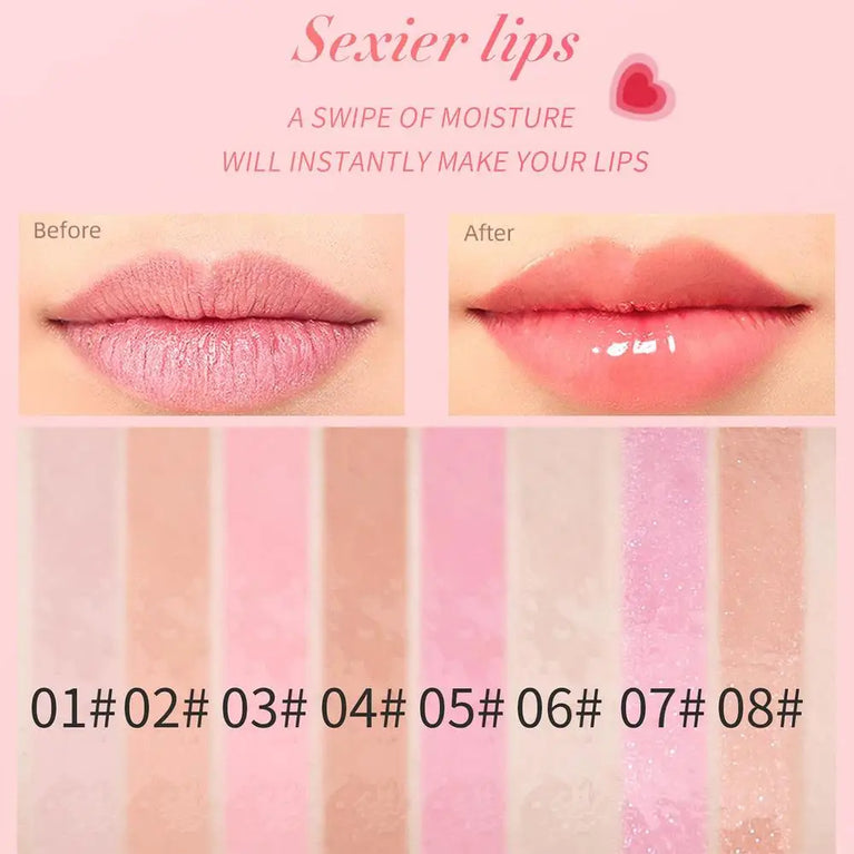 Crystal Jelly Lip Glow Oil – Hydrating, Nourishing & High-Gloss Lip Care 💋✨