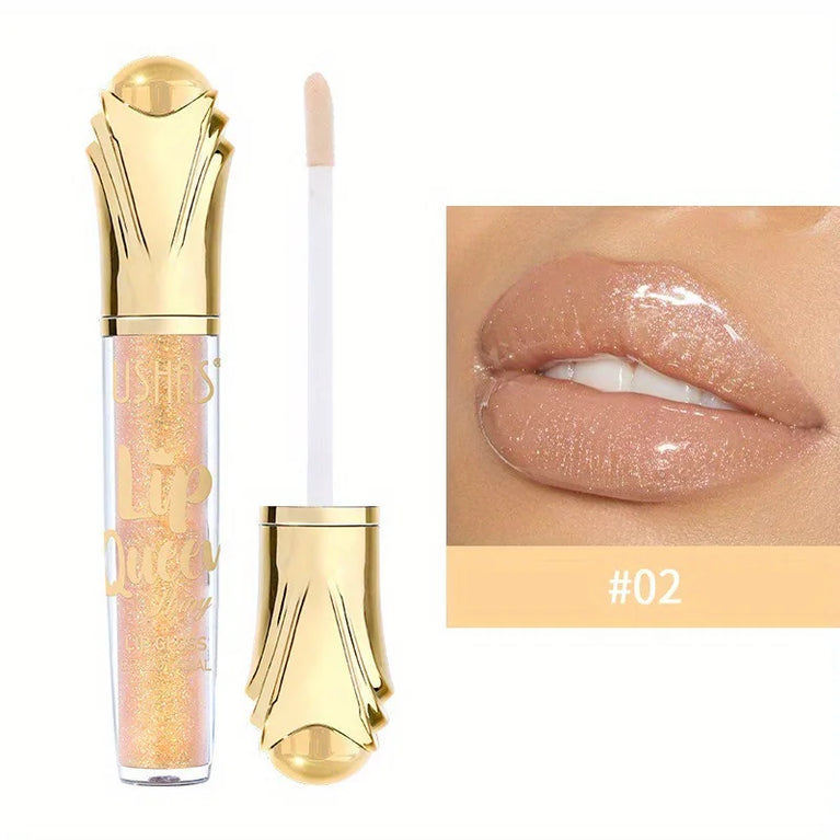 USHAS Hot Matte Scepter Beauty Lip Gloss – Glittery, Long-Lasting, Moisturizing Liquid Lipstick