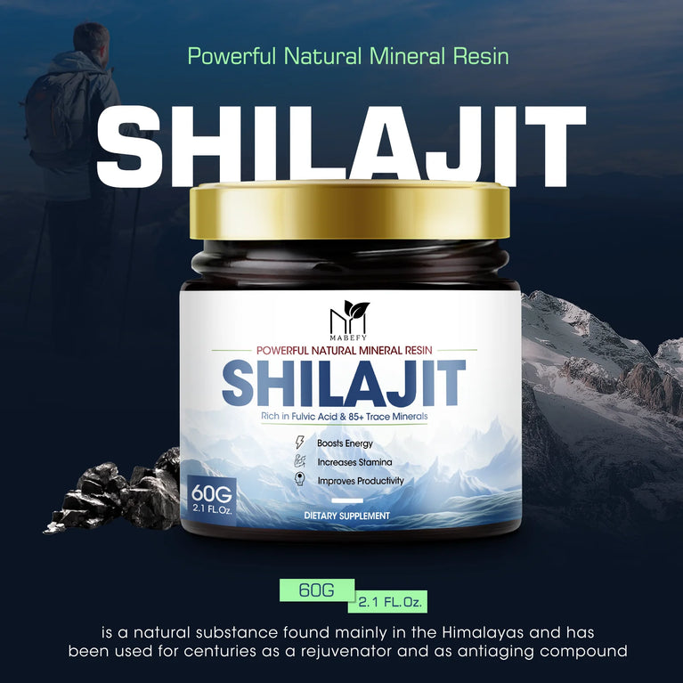 Pure Himalayan Shilajit Resin – Boost Metabolism, Immune Support & Vitality