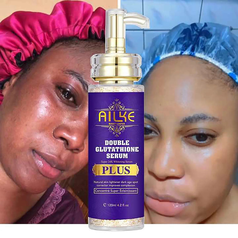 AILKE Glutathione Whitening Skincare Set – Hydrating & Even Skin Tone Solution ✨