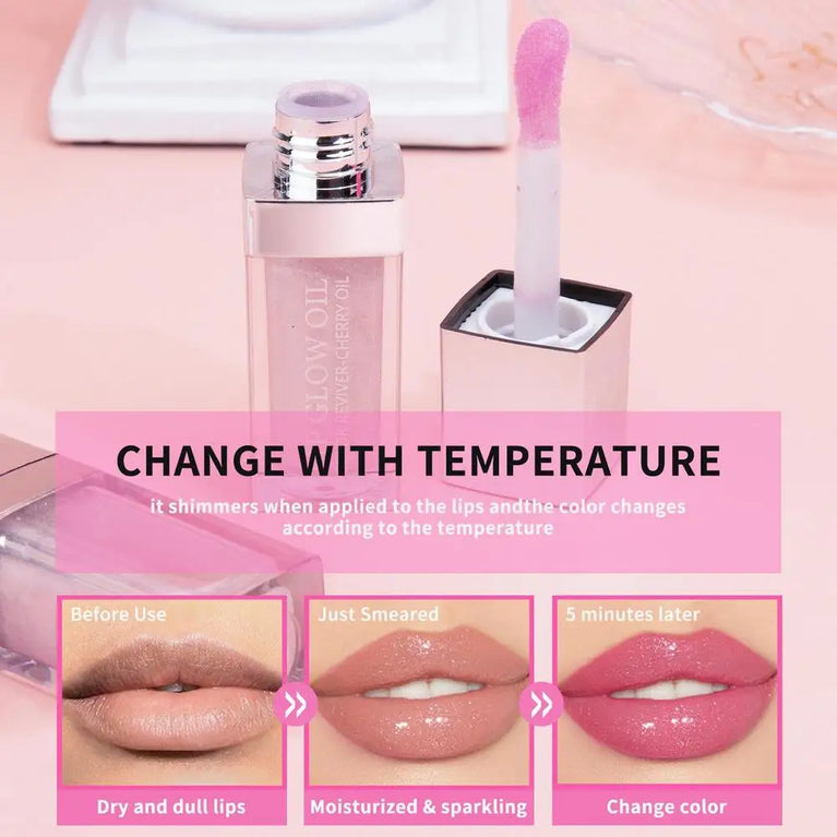 Crystal Jelly Lip Glow Oil – Hydrating, Nourishing & High-Gloss Lip Care 💋✨