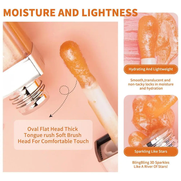 Crystal Jelly Lip Glow Oil – Hydrating, Nourishing & High-Gloss Lip Care 💋✨