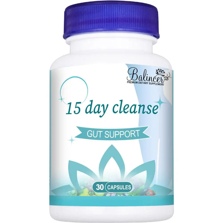 Gut and Colon Support 15-day Cleanse and Detox To Reduce Abdominal Pain, Bloating, Constipation and Aid Gut Health