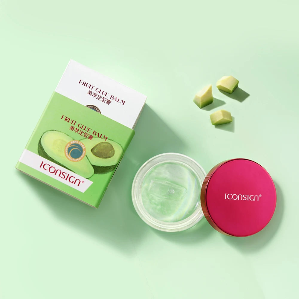 ICONSIGN 8g Fruits Glue Balm – Quick 10-Second Fix for Brow & Lash Lift | Waterproof & Long-Lasting Hold ✨