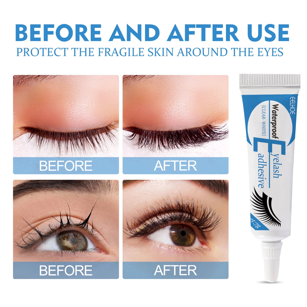 False Eyelash Glue – Strong & Long-Lasting Clear Adhesive for Lashes – 7g