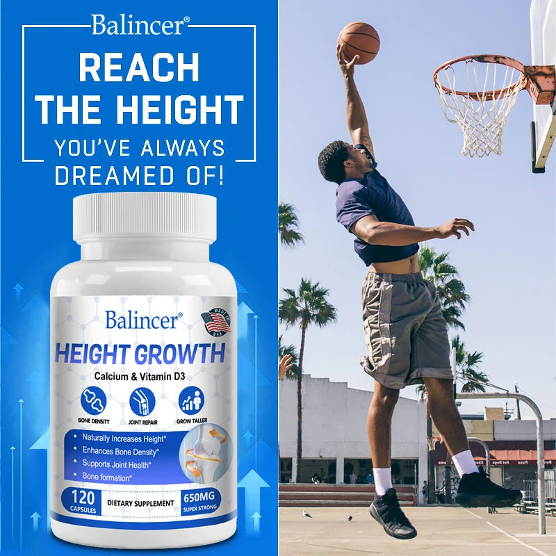 📢 Bone Growth & Height Support Supplement – Strengthen Bones & Promote Growth 📢