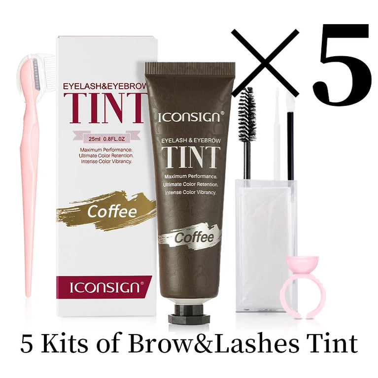 ICONSIGN Professional Lash & Brow Tint Kit – Long-Lasting, Waterproof & Smudge-Proof (60-90 Days)