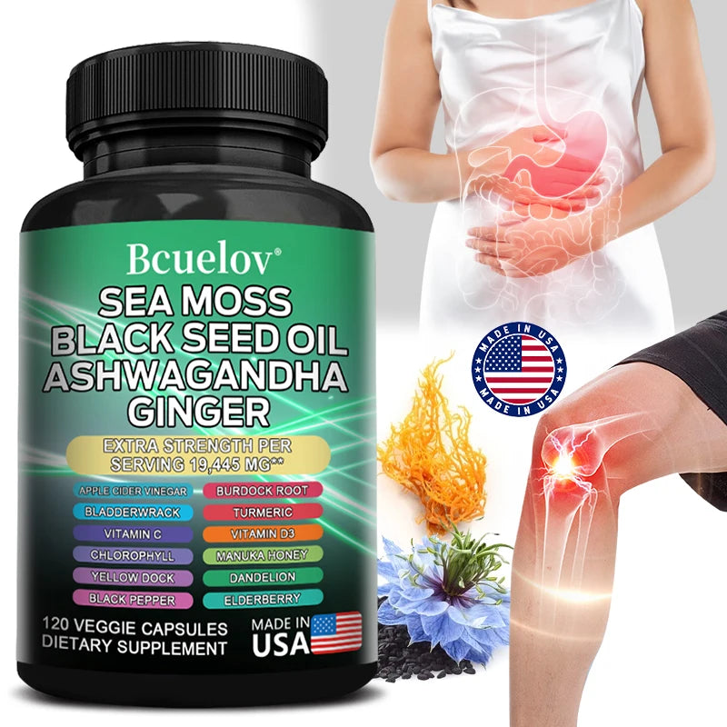 Black Cumin Seed Oil with Ashwagandha – Thyroid Support, Immune Boost & Antioxidants