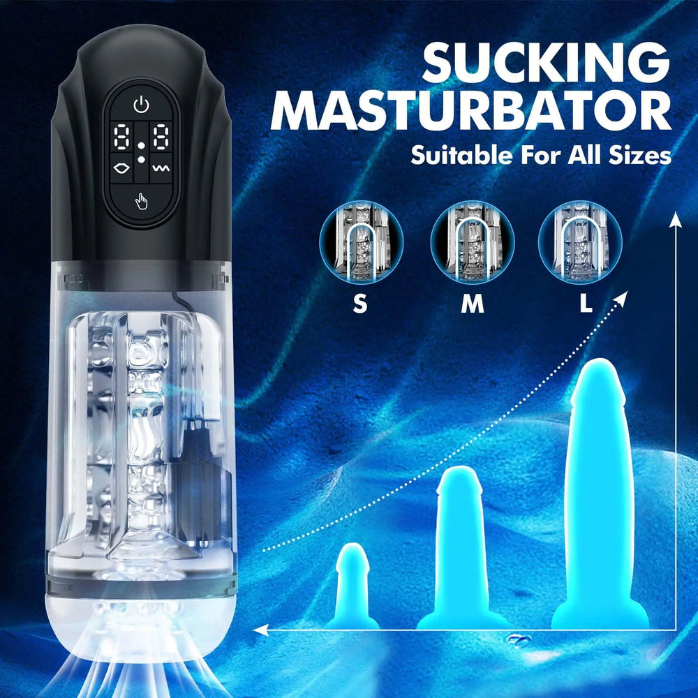 Automatic Male Masturbator with 3D Textured Design – Hands-Free Stimulation & Penis Pump for Men
