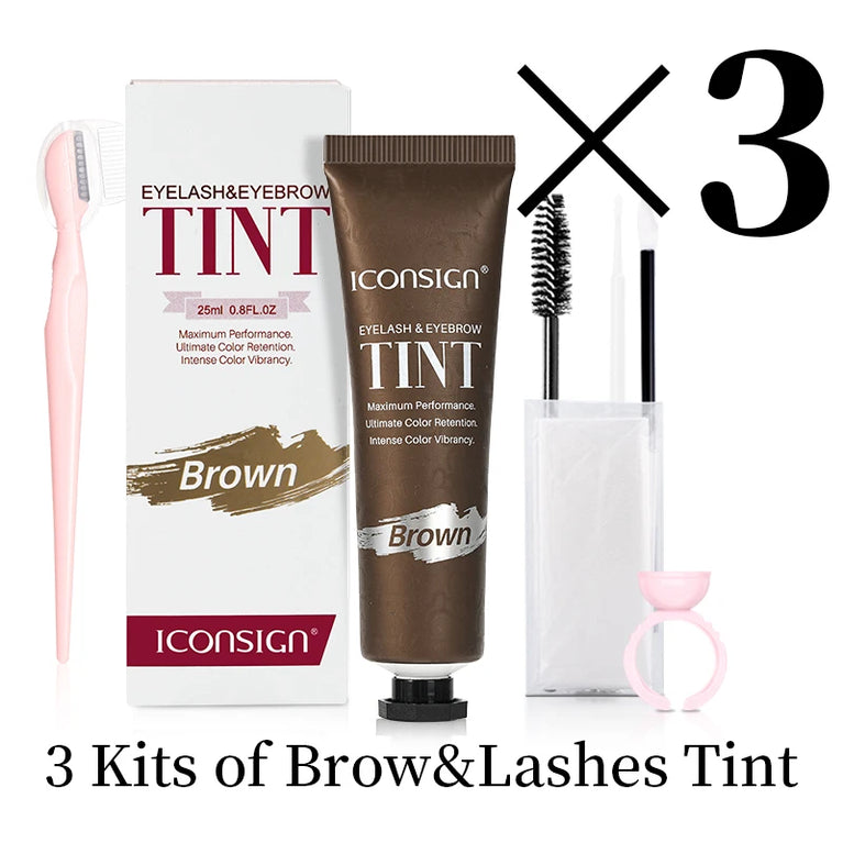 ICONSIGN Professional Lash & Brow Tint Kit – Long-Lasting, Waterproof & Smudge-Proof (60-90 Days)