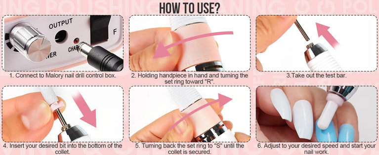 Makartt MALORY 30000RPM Nπ
Makartt MALORY 30000RPM Nail Drill Machine β Rechargeable & Portable Electric E-File for Acrylic & Gel Nails πail Drill Machine Rechargeable Portable Electric E File Remove Acrylic Gel with Nail Bits