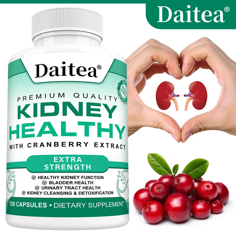 Kidney & Urinary Health Support – Cranberry Detox Supplement for Bladder Care