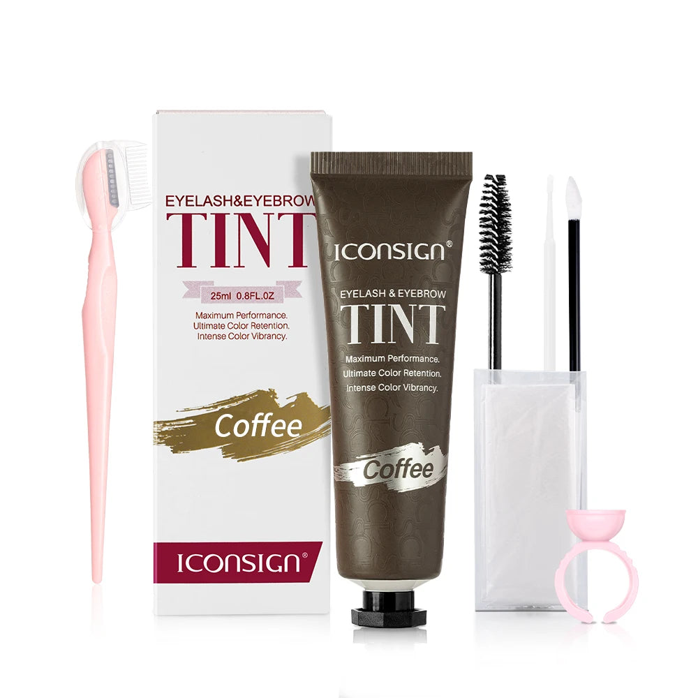 ICONSIGN Professional Lash & Brow Tint Kit – Long-Lasting, Waterproof & Smudge-Proof (60-90 Days)