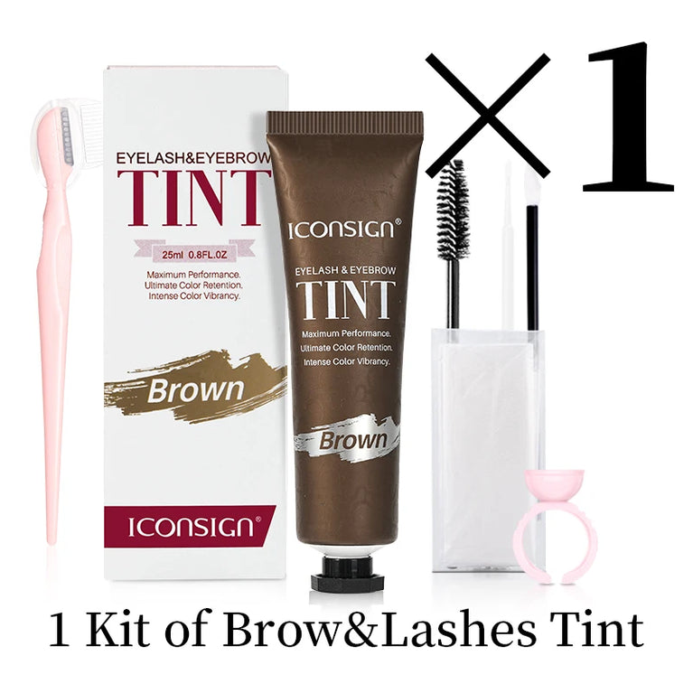 ICONSIGN Professional Lash & Brow Tint Kit – Long-Lasting, Waterproof & Smudge-Proof (60-90 Days)