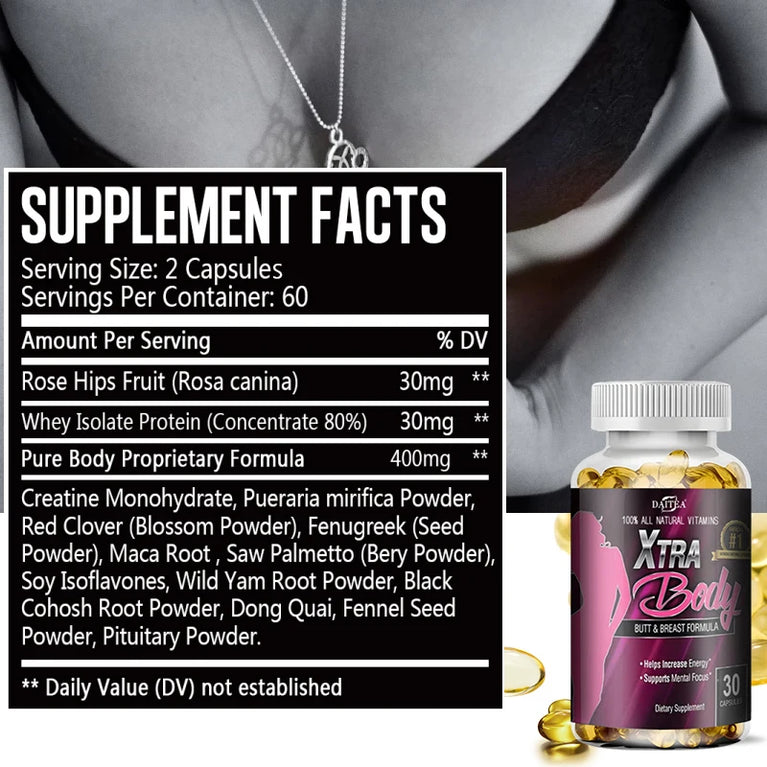 Natural Women's Supplement – Curves, Confidence & Energy in One Formula