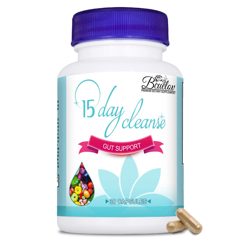 Gut and Colon Support 15-day Cleanse and Detox To Reduce Abdominal Pain, Bloating, Constipation and Aid Gut Health