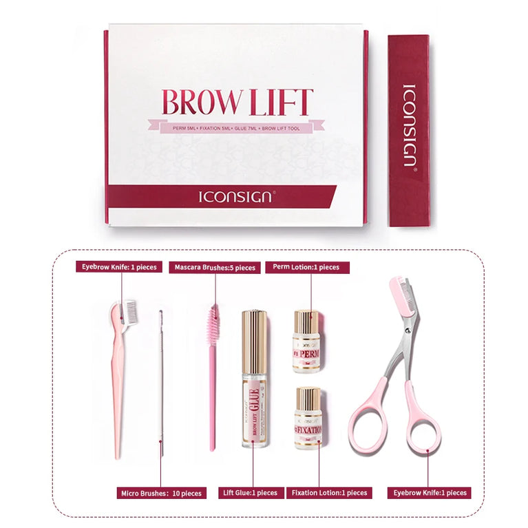 ICONSIGN Professional Eyebrow Lift Kit – Long-Lasting Brow Perm & Styling Set ✨👁️