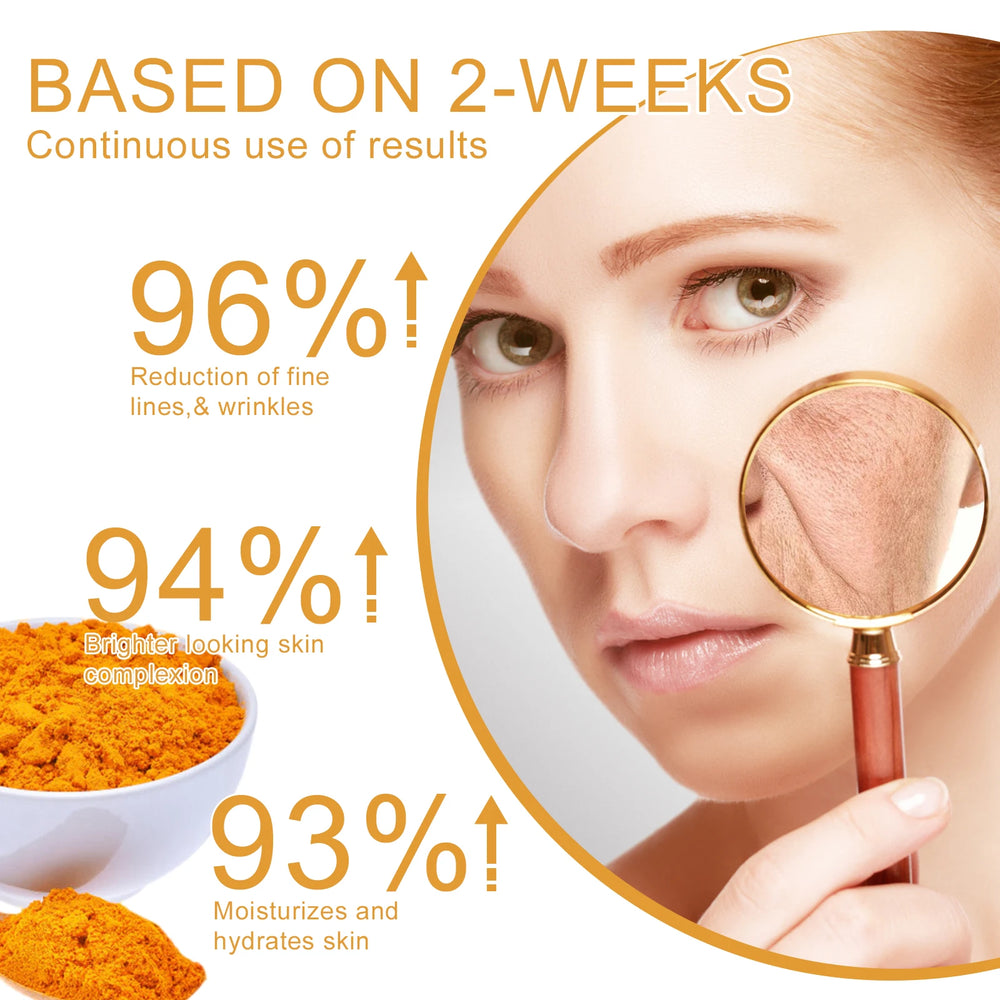 🍊HOYGI -Vitamin C & Turmeric Face Cream – Dark Spot Corrector, Wrinkle Reducer & Brightening Moisturizer ✨🍊