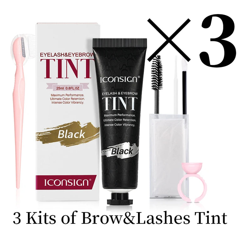 ICONSIGN Professional Lash & Brow Tint Kit – Long-Lasting, Waterproof & Smudge-Proof (60-90 Days)