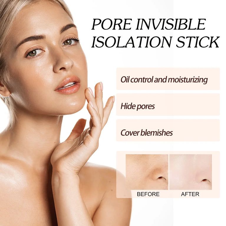 ✨EELHOE -Invisible Pore Stick – Smooth, Long-Lasting & Crease-Free Makeup Primer ✨