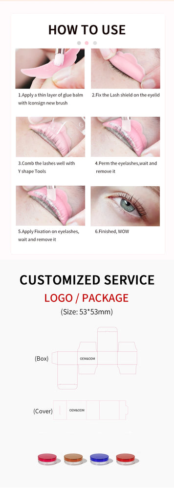 ICONSIGN 8g Fruits Glue Balm – Quick 10-Second Fix for Brow & Lash Lift | Waterproof & Long-Lasting Hold ✨