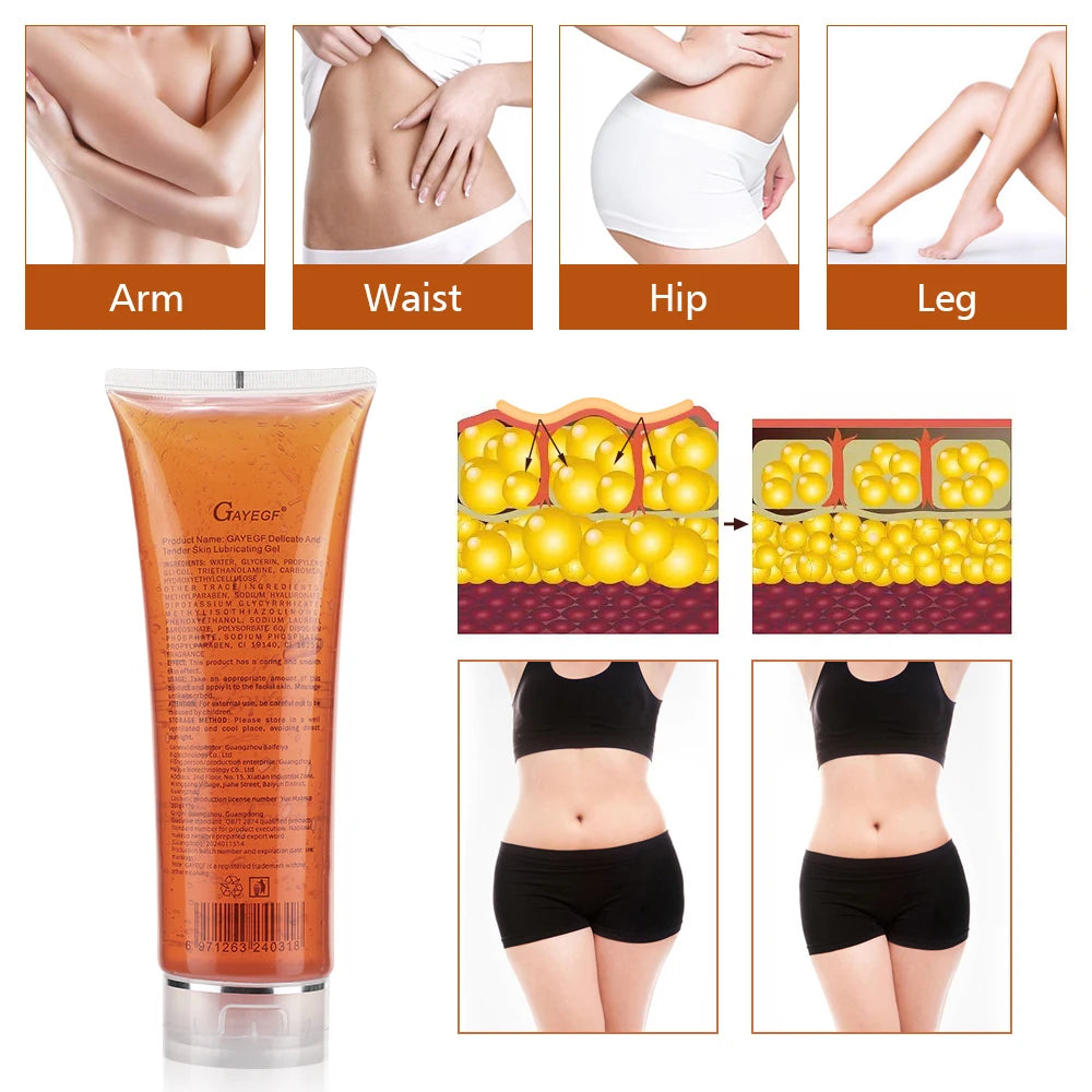 Ultrasonic RF Cavitation Massage Gel for Body Leg Waist Massager Device - Skin Tightening And Firming Gel
