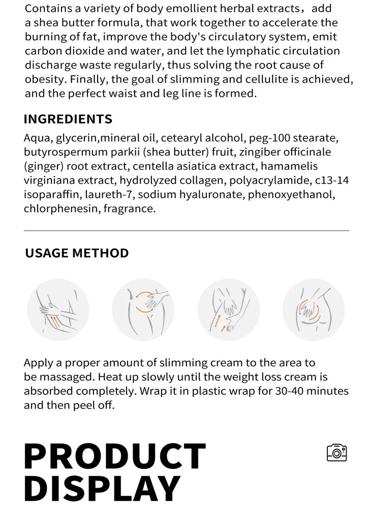 Seven Break Gel 7 β Slimming & Moisturizing Body Massage Cream π₯β¨