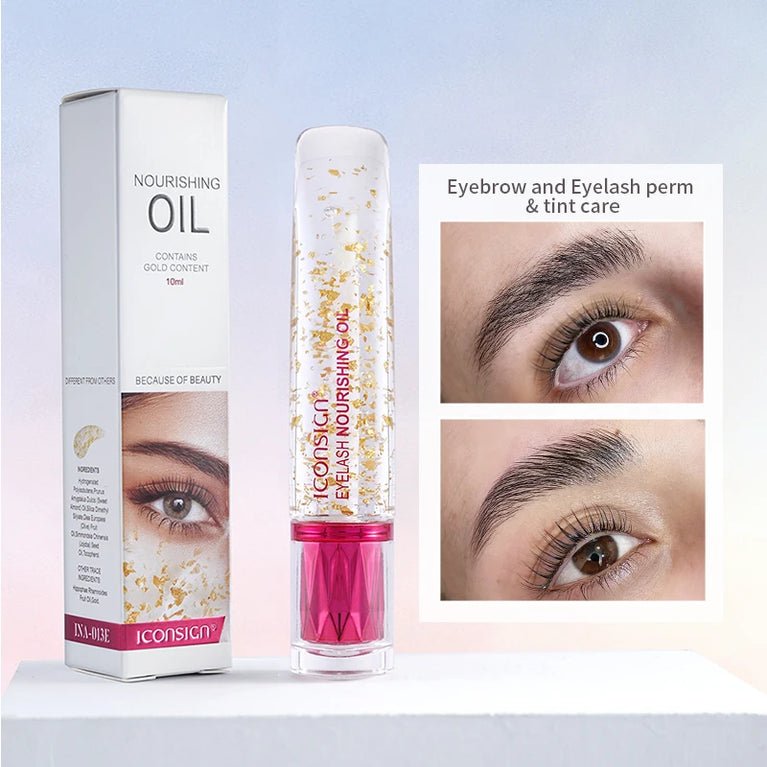 ICONSIGN Gold Essential Oil Lash & Brow Serum – Nourish, Lift & Strengthen ✨