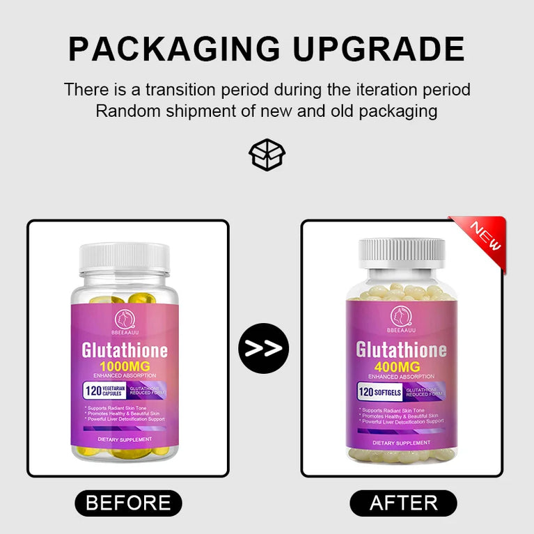 ✨ BBEEAAUU Glutathione Capsules – Skin Whitening, Anti-Aging & Liver Detox Support ✨