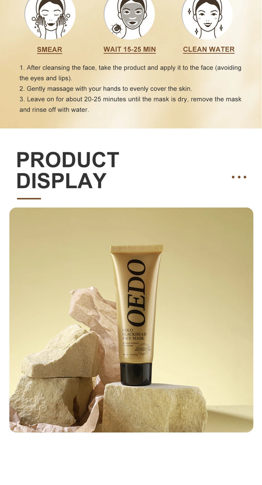 🖤OEDO -Blackhead Removal Mask – Deep Pore Cleansing, Acne Control & Skin Purifying 🖤