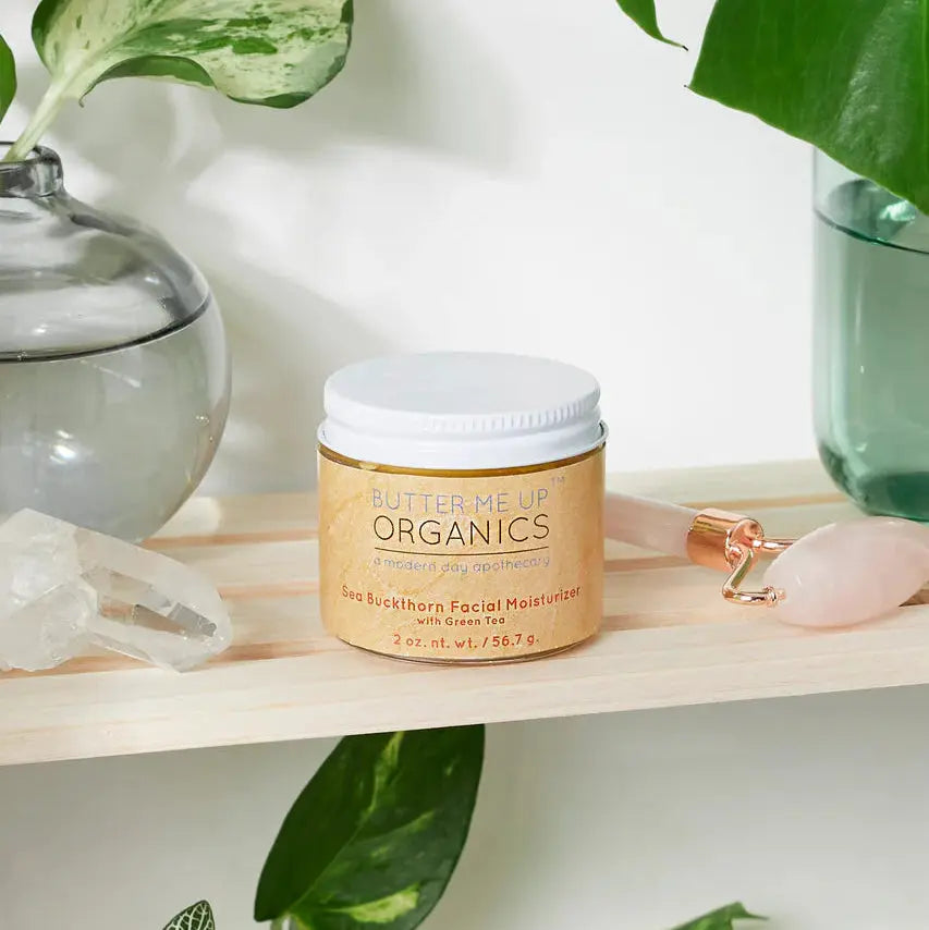 Sea Buckthorn Facial Moisturizer / Organic Face Moisturizer White Smokey