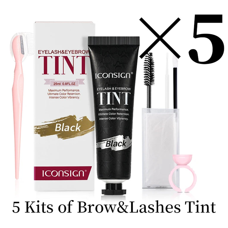 ICONSIGN Professional Lash & Brow Tint Kit – Long-Lasting, Waterproof & Smudge-Proof (60-90 Days)