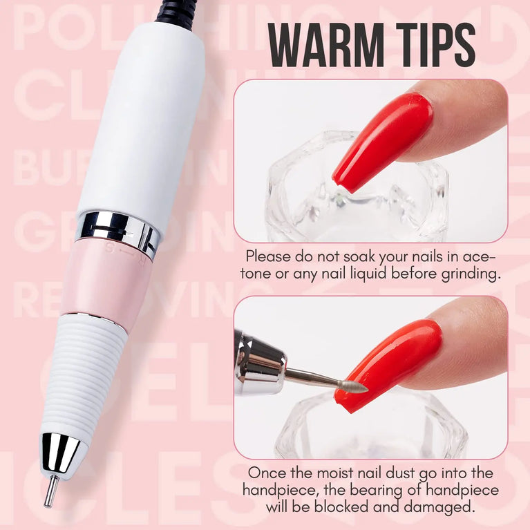 Makartt MALORY 30000RPM Nπ
Makartt MALORY 30000RPM Nail Drill Machine β Rechargeable & Portable Electric E-File for Acrylic & Gel Nails πail Drill Machine Rechargeable Portable Electric E File Remove Acrylic Gel with Nail Bits
