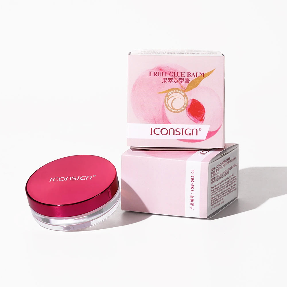 ICONSIGN 8g Fruits Glue Balm – Quick 10-Second Fix for Brow & Lash Lift | Waterproof & Long-Lasting Hold ✨